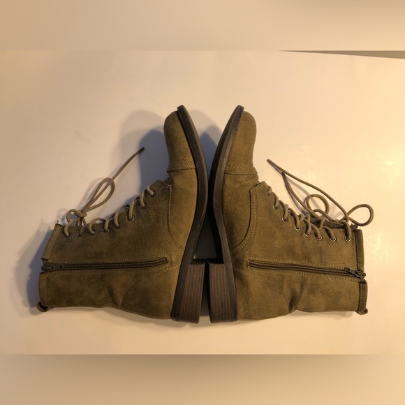 lace up fabric boots size 10 - Picture 5 of 11